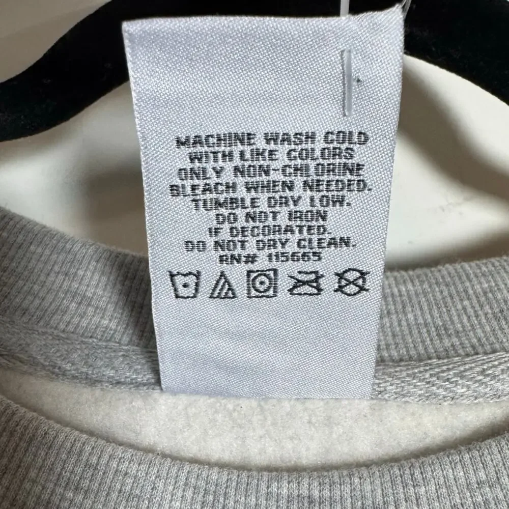 SANRIO HELLO KITTY & FRIENDS Crew Sweatshirt NEW LS Fleece Gray Size M - Picture 5 of 6